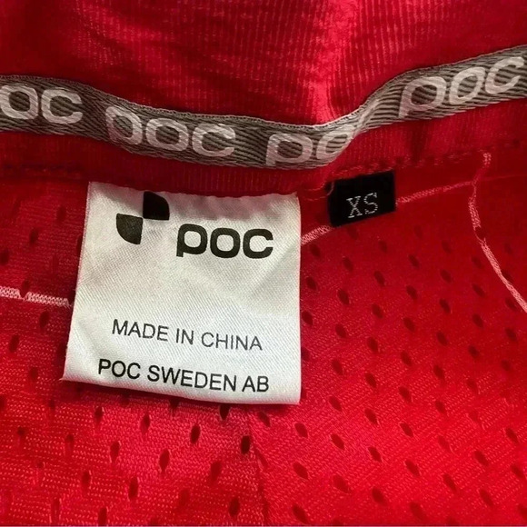 POC Sweden Men Mountain Biking Shorts Red Size XS 12.5” Inseam Outdoor Active. - Picture 8 of 14